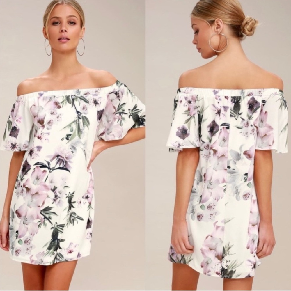 Lulu’s white floral dress